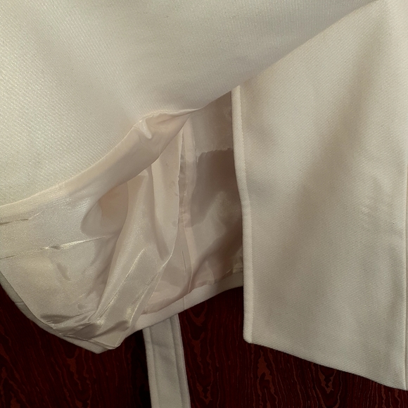 EXPRESS ROSE PINK COAT WOMEN'S SIZE M 54% WOOL 46% POLYESTER KNEE LENGTH BELTED - Picture 11 of 16